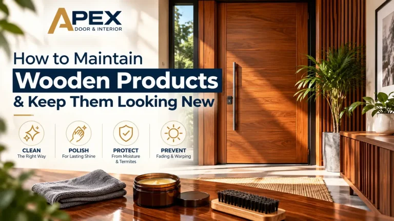 How to Maintain Wooden Products and Keep Them Looking New?